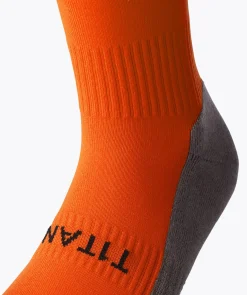 T1TAN Chaussettes de football Orange- Chaussettes