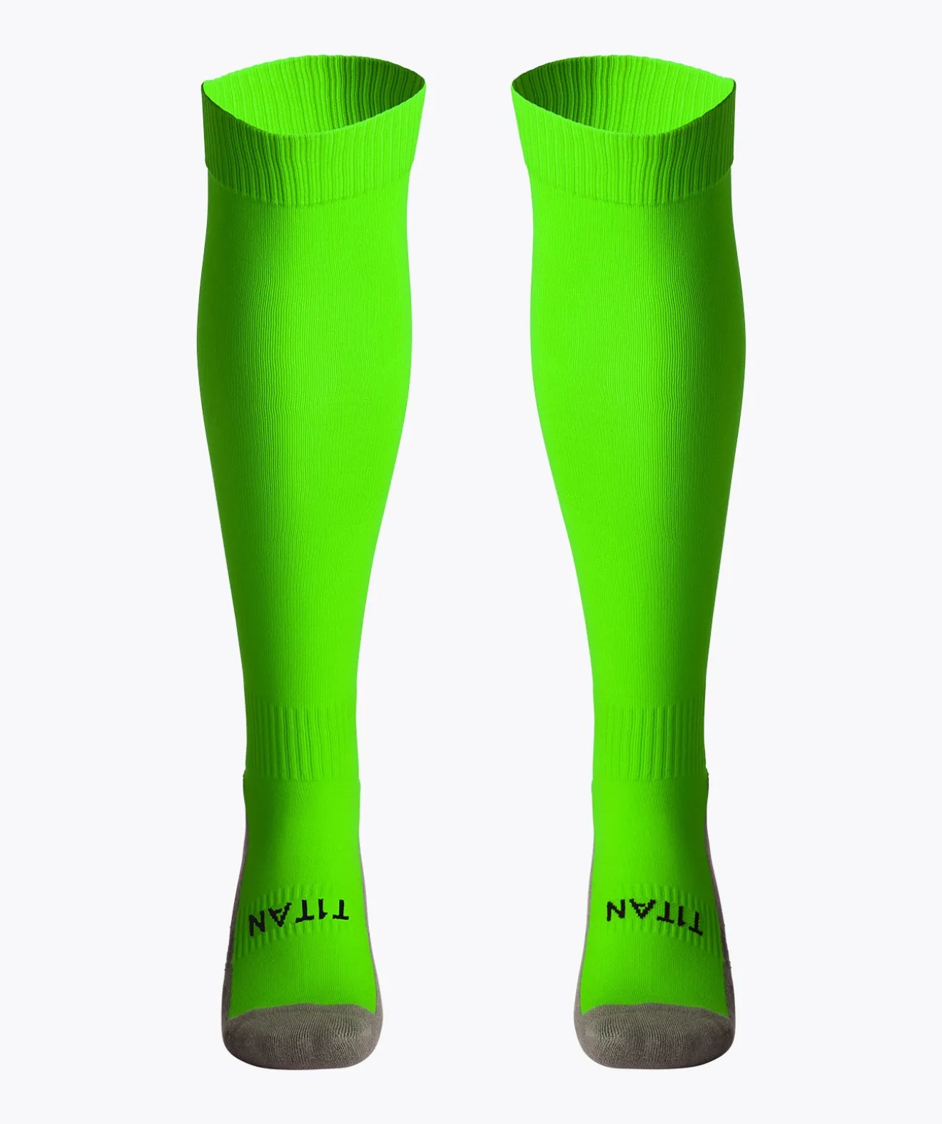 T1TAN Chaussettes de football Vert clair- Chaussettes