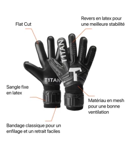 T1TAN Classic 1.0 Black-Out- Classic Collection | Gants De Gardien Pour Enfants