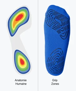 T1TAN Grip Socks - Bleu- Chaussettes