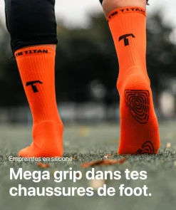 T1TAN Grip Socks - Orange- Chaussettes