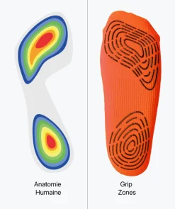 T1TAN Grip Socks - Orange- Chaussettes