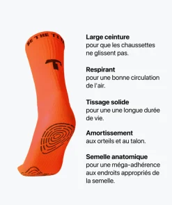 T1TAN Grip Socks - Orange- Chaussettes