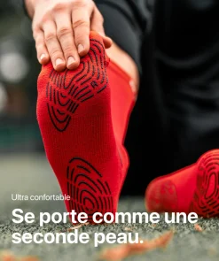 T1TAN Grip Socks - Rouge- Chaussettes