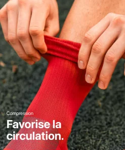 T1TAN Grip Socks - Rouge- Chaussettes