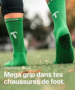T1TAN Grip Socks - Vert- Chaussettes