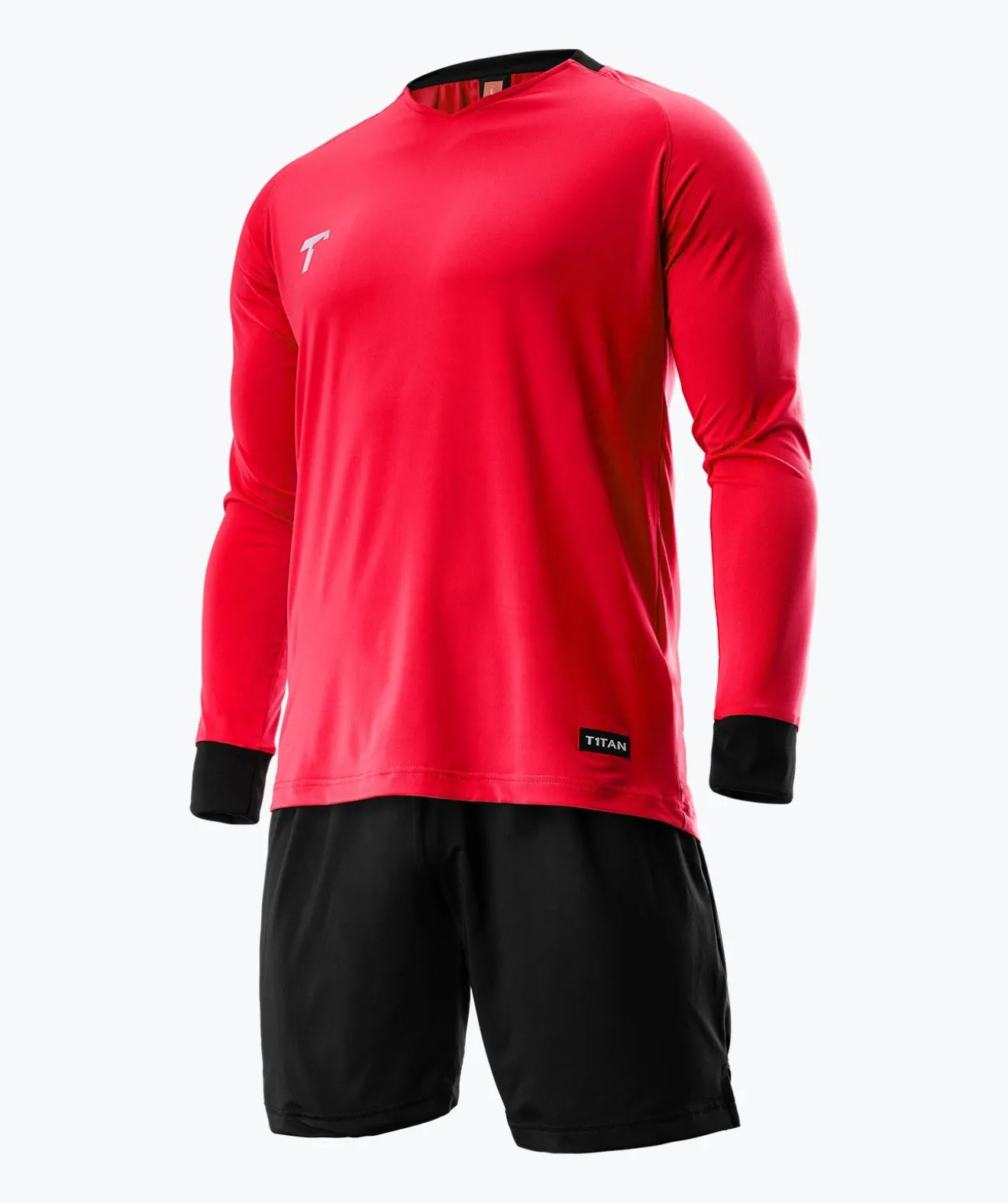 T1TAN Maillot Gardien coloris rouge- Shirts & Goalkeeper Pants