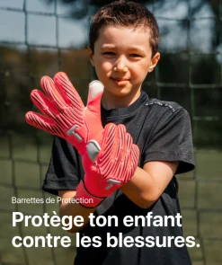T1TAN Rebel 2.0 Fluo Pink Junior (FP)-Enfant Gants De Gardien Pour Enfants | Rebel Collection